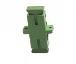 Green color Ceramic or Bronze Sleeve SC APC Duplex Fiber Optic Adapter for CATV