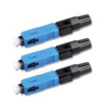SC APC UPC Fiber Optic Fast Connector For FTTH Drop Cable Field Termination