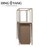 Modern Upscale Locking Glass Jewellery Display Cabinets No Installation With