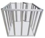 Customized Industrial Aluminum Extrusion Profile Frame 4080 4040 T Slot Extruded