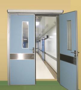 China Hygienic HPL Pharmaceutical Clean Room Door , Operating Room Doors Encircle Frame on sale