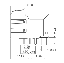 KLU1T041C-43 LF , PHY Interface With RJ45 magnetics LPJ0014ABNL Touch Panel PC