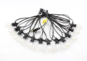 China Outdoor IP65 Waterproof E12 15m Clear G40 Bulb String Lights wholesale