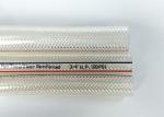 Odorless PVC Transparent Hose , Fiber Braided Hose / Tubing ROHS Approved