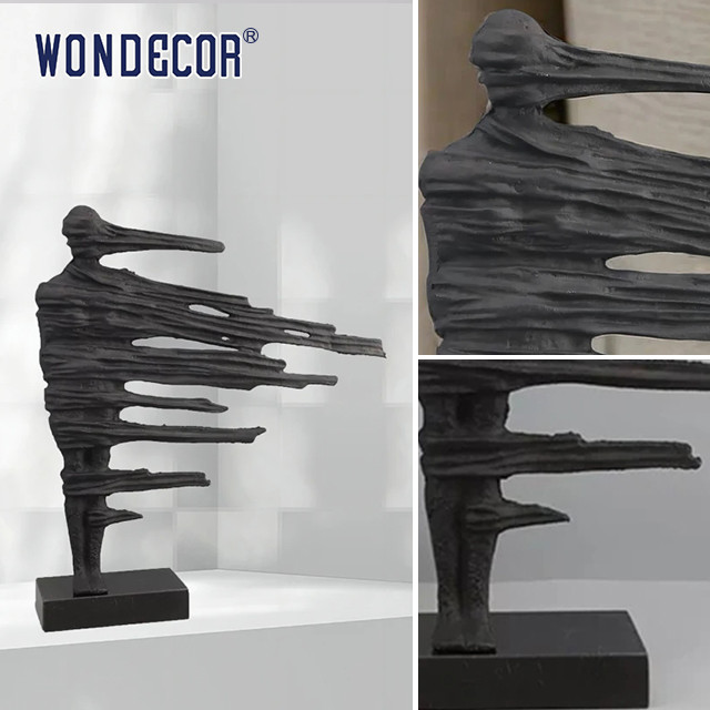 Small Indoor Abstract Metal Art Ornaments And Bronze Sculptures Of People