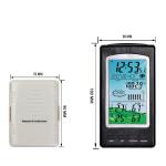 Hygrometer Thermometer Barometer Receiver For Indoor And Outdoor Weather