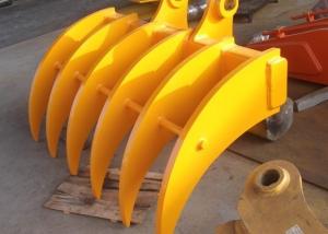 China Kobelco SK120 Hydraulic Excavator Brush Rake Q355B Alloy Steel wholesale