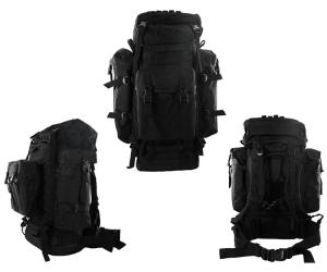 China Zipper Closure Outdoor Training Backpack with Molle System and Water Bottle Holder wholesale