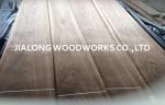 Black wood veneer Sliced / Walnut Crown Cut Wood Veneer Sheet With AA grade