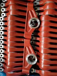China Custom Marine Engine Piston Red Color Reliable High Accurate Size Wide Applied wholesale
