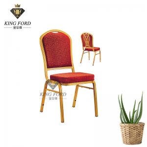 China Hotel Banquet Chairs For Hotel Furniture With Back Flower design 25*25*1.2mm Tube wholesale