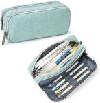 Cotton and linen 【Premium Material】:High quality cotton and linen，this pen case