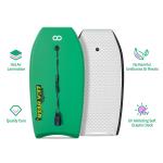Blue/Yellow/Green Bodyboard for Surfing Woowave Design EPS Foam Board