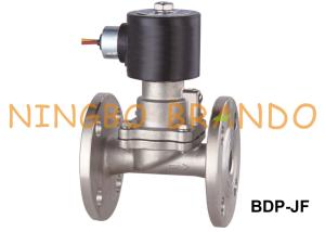 China 1-1/4'' 1-1/2'' 2'' Flanged SS304 High Pressure Solenoid Valve 30bar wholesale