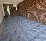 Outdoor Interlocking Garage Carpet Tiles 40x40 Hard Plastic Garage Tiles