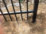 Steel 8 Foot x 5 Foot Black Wrought Iron Fencing Used For ForIndustrial Plants