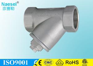 China Inline Non Return Valve , Spring Return 50 Mil Filter Smc Pilot Valve wholesale