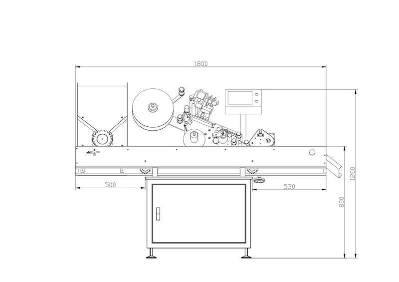 Npack Horizontal Automatic Factory Price Vial Ampoule Labeling Machine Container Pharmaceuticals Labeller Machine