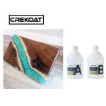 Non Flammable 2 Gallon Epoxy Resin For Casting River Tables Bar Tops Self