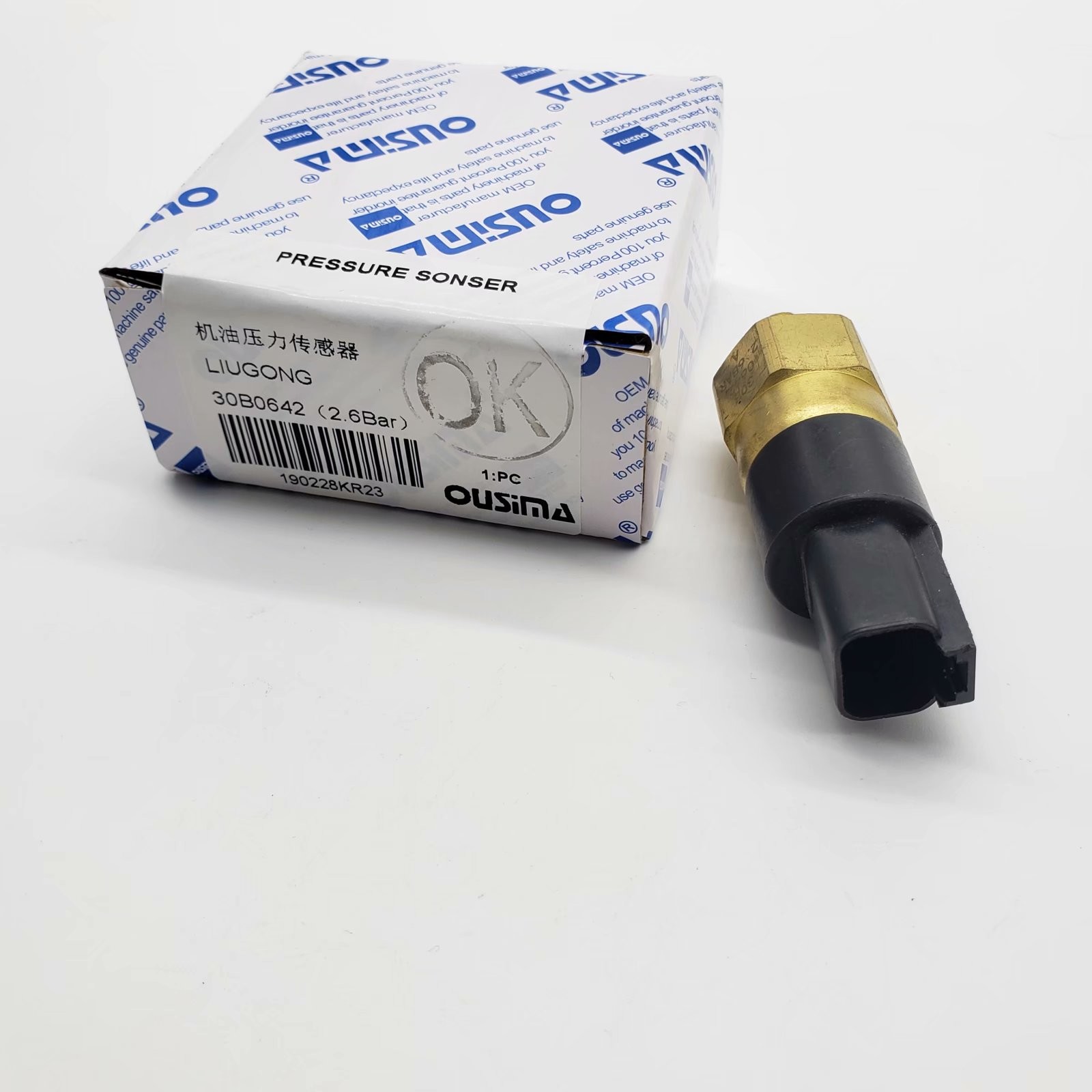 OUSIMA Pressure Sensor 30B0642(2.6 Bar) For Pressure Switch LIUGONG Excavator Part