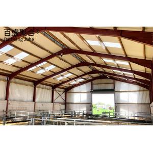 China Custom Colors Steel Structures for Horse Stall Barn Plans at Prefab Poultry Farm wholesale