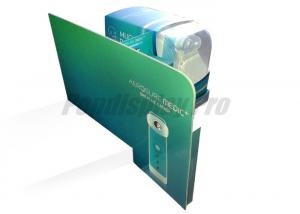 China Eco Friendly Cardboard Counter Display Units With A5 Brochure Holder And Ads Board wholesale