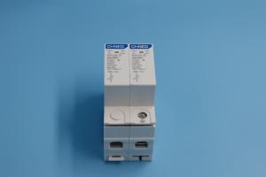 China Class C Lightning Arrester Energy Double Pole Surge Arrester T2 Pv Dc Surge Protection wholesale
