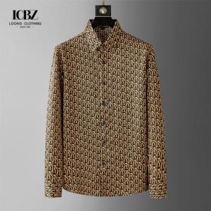 China Autumn Casual Fashion Long Sleeves Customized Oversized Shirt Logo Print for Mens Designer wholesale