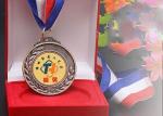 65mm Diameter Kids Metal Medals , Personalized Metal Sports Souvenirs