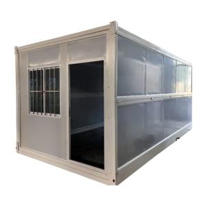 China 18mm MgO Board Floor Folding Container House With Bathroom And Kitchen Folded Modern Style wholesale