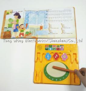 China Music drum toy Drum , Intellectual Funny Nursery Rhyme Play A Sound Book wholesale