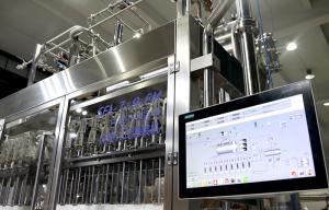 China Huituo Flowmeter Filling and Servo Capping Machine For Pharmaceutical Reagents and medical disinfectant fluid wholesale