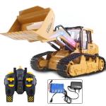 Indoor-Outdoor Remote Controlled Bulldozer 5 Channels Sound and Light Simulation