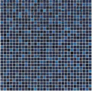 China Great design dark blue gold line glass mosaic mix pattern boarder wholesale