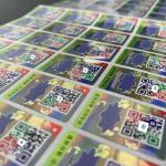 Customized Holographic Security Stickers Offset Printing For Customized