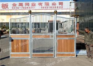 China horse riding equipment stable stall front wood panel gates for horse wholesale