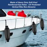 Boat Tector Inflatable Fender Value 4-Pack - 6.5" x 22" Back