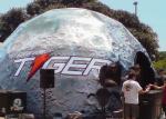 Outdoor Aluminium Steel Q235 Transparent Clear Roof Easy To Install Geo Dome