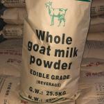 Sterilized Whole Raw Goat Milk Powder Edible Glass Dry Instant Buck 25kg