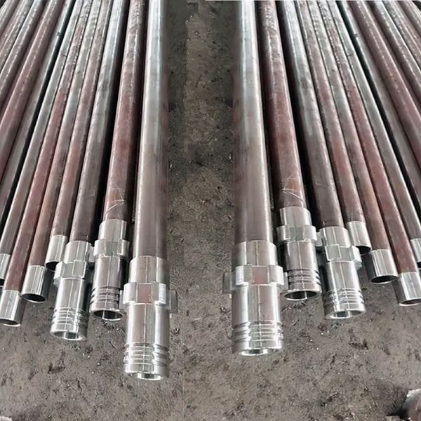 RC Drilling Rod Thickness 6.5mm 8.5mm High Strength Remet Thread Reverse Circulation Drilling Pipe