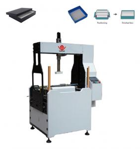 China Jewelry Box Forming Machine / Semiautomatic Box Wrapping Machine wholesale