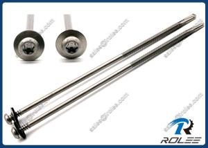 China 410 Stainless Torx Pan Double Thread Self Drilling Screw w/ Bonded Sealing Washer wholesale