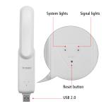 White 300mbps Wifi Range Extender Mini 300Mbps Wireless Repeater