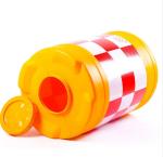 Yellow plastic anti-collision drum Rotoplastic mold product plastic protective