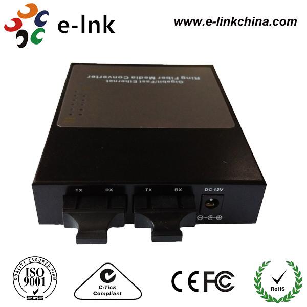 Quality MM Ring Network Fiber Ethernet Media Converter With 3 Rj45 Ethernet Port for sale
