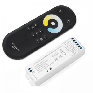 China 2.4G Full Touch LED CCT Controller RF Wireless Color Temperature With 30m Control Distance on sale