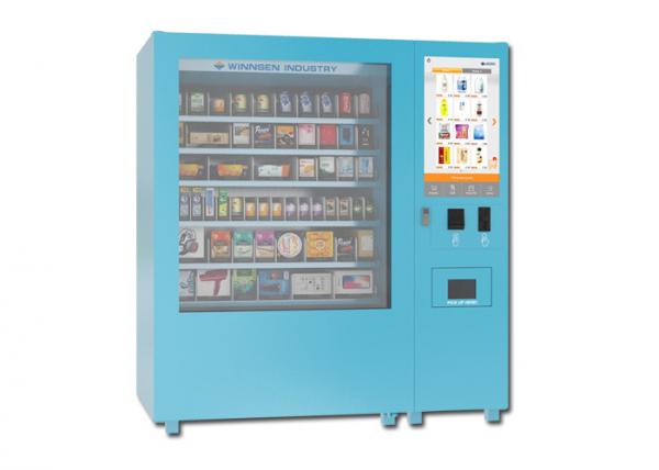 Quality Snack Yogurt Elevator Food Vending Machine With 32 Inch Touch Screen for sale