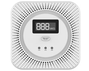 China 250MA Carbon Monoxide Alarm Combustible Gas Detector Voice Warning Battery Powered wholesale