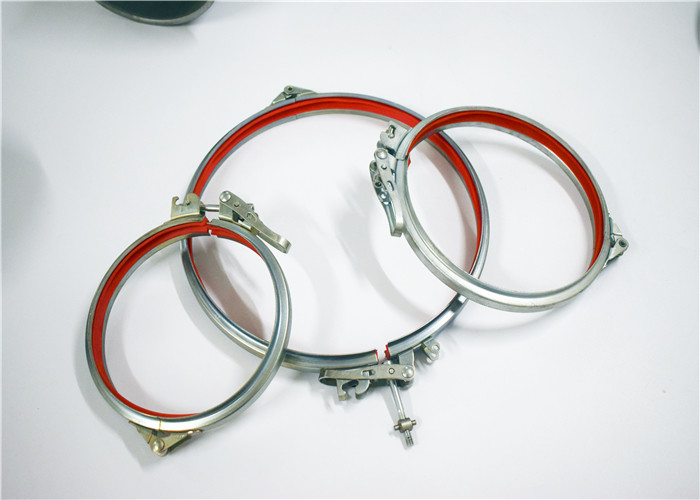 80-600mm Steel Connecting Galvanized Pipe Clamp With Bolt And Pin