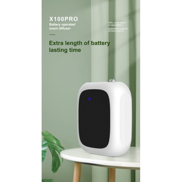 2.5W Two Fluid Atomization Wall-Mounted Aroma Diffuser Machine for Eco-Friendly Hotel Use